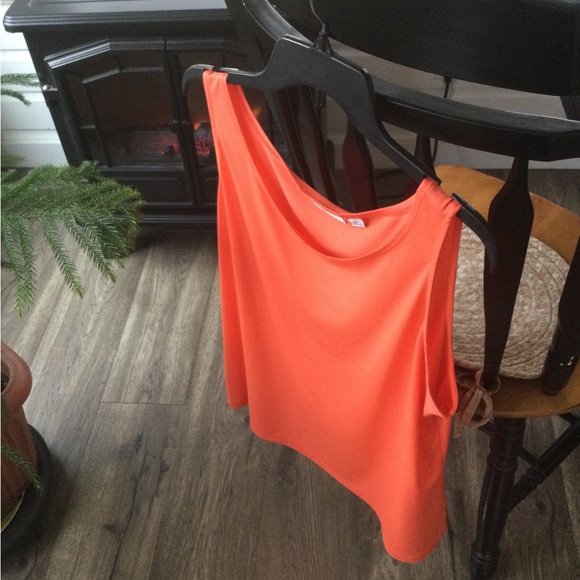 Susan Graver Tops - Designer Susan Graver (QVC) women’s L orange tank top.